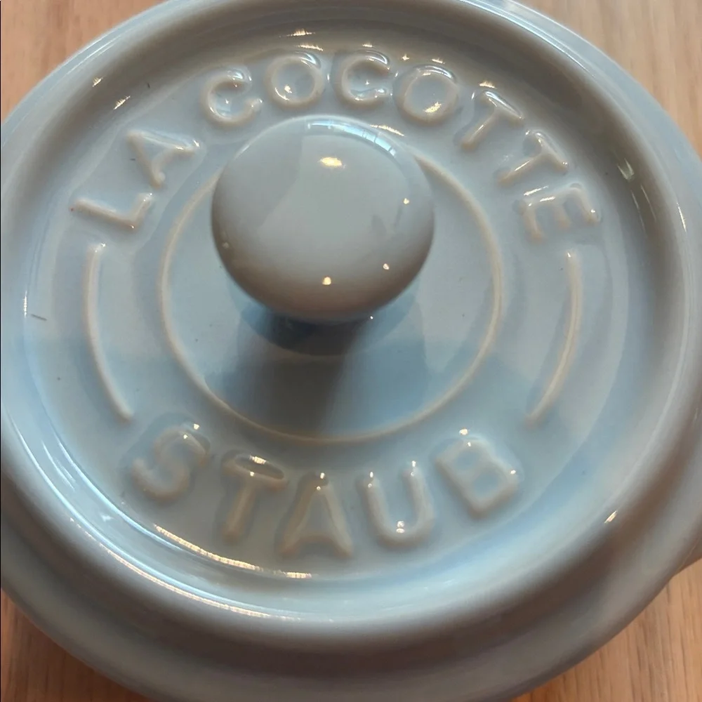 NIB Staub Light Blue Mini Cocotte